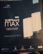 ARRIS SURFboard mAX Dash WC4S AC3800 Tri-Band Mesh WiFi System 2-Pack picture