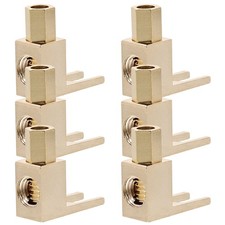 Corrosion Resistant Gold Copper Audio Fork Terminal for Theater Sound Setup picture