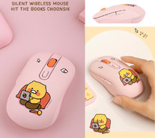 KAKAO Friends Wireless MOUSE Quiet CHOONSIK Pink *US-duty Paid picture