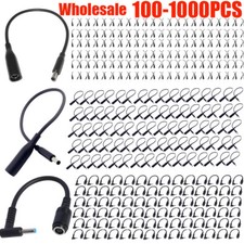 Lot 7.4mm To 4.5mm AC/ DC Power Charger Converter Cable For HP Dell Blue Wholesa picture