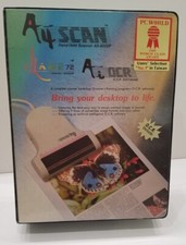 Vintage 1989 A4 Hand Held Scanner Kit Diskette PC Hardware OCR Software Disc Old picture