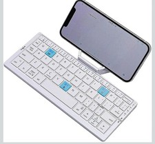 JOMAA Mini Foldable Bluetooth Keyboard Silent, Rechargeable, Aluminum Alloy Hous picture