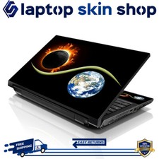 Laptop Skin Sticker Notebook Decal Earth Moon Fire for Apple Asus Dell 13