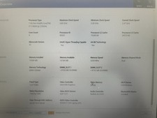Dell Precision 5560 i7 11th Gen 16GB RAM 256GB SSD NVIDIA T1200 Bios Locked picture