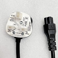 13A 250V~ GB UK AC power cord Plug wire cable to 3pin 2.5A 250V~ connector picture