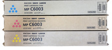Genuine Ricoh Savin Lanier Toner 3pk MP C6003 MP C5503 MP C4503 MP C6004 picture