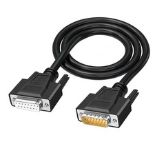 Willwewon 26AWG 10FT DB15 Male to Female RS232 Serial Extension Cable picture