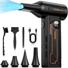 FRESMOL Compressed Air Duster, 130000RPM Cordless Electric Air Blower picture