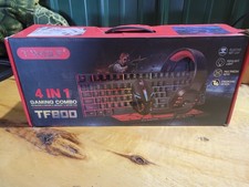 T-WOLF TF300 4-in-1 Gaming Combo Set – Keyboard, Mouse, Headset & Mouse Pad picture