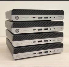 Lot of (4) | HP EliteDesk 800 G4 Mini PC Intel Core i5-8500T | 8GB RAM *256 HDD picture