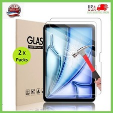 2 x Packs Tempered Glass Screen Protector For iPad / Pro Air 6 11