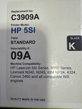 MSE Brand Toner Cartridge for HP 09A C3909A | Black.printer model 5SI NEW picture