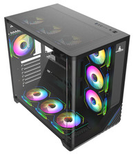 Iceberg Gaming Combo Case Wave L (7) aRGB Fans and PSU 650W 80 plus white 650WX picture