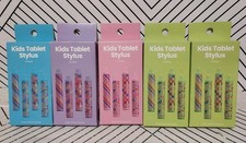 🥥 GEMS Kids Tablet Stylus 4pk Purple, Pink, Blue, & Green🆕️LOT OF 5‼️ picture