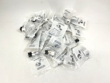 Lot of 31 New Cat6 KJ38 110 Punch Down Keystone Jack White KJ38-US picture