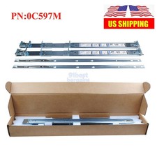 For Dell 0C597M 2/4 Post 1U Static Rackmount Kit R230 R240 R250 RR410 R310 R420 picture