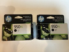 *NEW* GENUINE HP 950XL BLACK INKS (CN045AN-LOT OF 2) HIGH YIELD *EXP DATE 5/27* picture