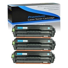 3PK CLT-C504S Cyan Toner Cartridge for Samsung 504S Xpress SL-C1810W SL-C1860FW picture