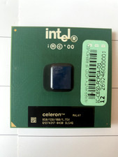 INTEL Celeron  Processor @ 850MHz 128KB 100MHz  1.75V Socket 370 SL54Q read desc picture