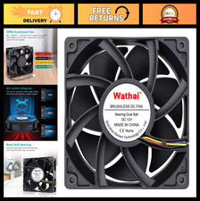 High Airflow 120mm PWM PC Case Fan 12V 4pin 5300rpm 230 CFM Brushless Cooling picture