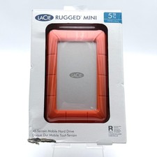 LaCie Rugged Mini 5TB Portable External Hard Drive USB 3.0 HDD picture