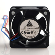Delta EFB0412VHD BRUSHLESS Cooling Fan DC 12V 0.18A 3pin Cooler Fan 40x40x20mm picture