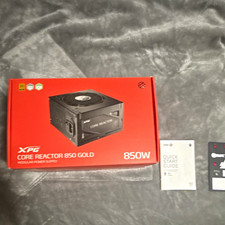 XPG Core Reactor 850 Power Supply Gold 850W 80 PLUS Gold Modular ATX PSU Black picture