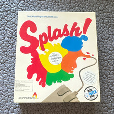 Spinnaker Splash VGA Paint Program for IBM PC Compatibles 3.5
