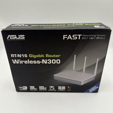 ASUS RT-N16 Wireless-N300 Gigabit Router 300Mbps 4 LAN USB White picture