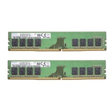 Samsung 16GB 2X8GB DDR4 2666MHz PC4-21300 1RX8 UDIMM Memory Ram M378A1K43DB2-CTD picture