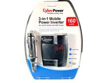 NOS 2010 SEALED CyberPower 3-In-1 Mobile Power Inverter-Model #COS160SU-DC picture
