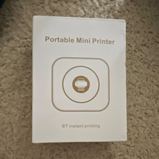 Portable Mini Bluetooth Thermal Printer, B&W 203 DPI, A4 Support pink picture