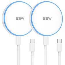 25W MagSafe Charger 2 Pack Magnetic Wireless Charging 2Pack（25W USB-C）, white picture