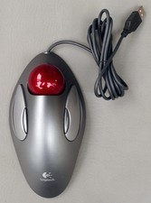 Logitech TrackMan Marble T-BC21 USB Trackball Mouse 810-000767 PRISTINE Cond picture