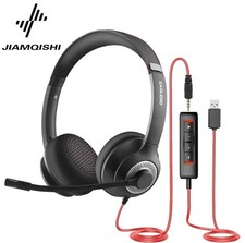 Jiamqishi USB 3.5mm Headset with Mic EH01 Frequency Range 20-20KHz MaxPower 15mW picture