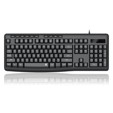 Redragon BK7366 Wired Keyboard,Multimedia USB Quiet Computer Keyboard,Silent ... picture