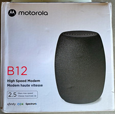 Motorola B12 DOCSIS 3.1 Cable Modem 2.5 Gbps Ethernet, Spectrum, Black picture