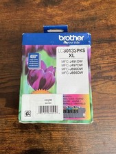 Brother LC30133PKS XL High Yield Color Ink Cartridges 3 Pack Genuine 2026 picture