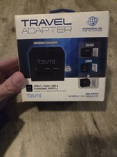 Tzumi Dual USB and USB-C Travel Adapter picture