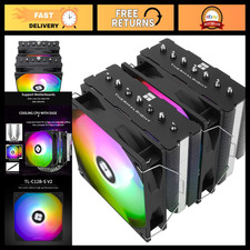 High-Performance ARGB CPU Air Cooler, 7 Heat Pipes, Dual 120mm PWM Fans, AMD/Int picture