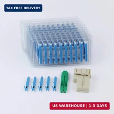 100pcs LC UPC Fiber Optic Quick Connector with Matched Tools Fiber Reusabl picture