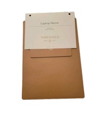 LOT OF 24 Faux Suede Laptop Sleeves WITH Built-In Mouse Pad Brown 24 PACK U11 picture