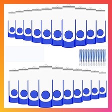 50 Pack 4GB Bulk USB Flash Drives Thumb Memory Sticks Storage Blue picture