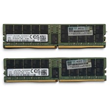 Lot of 2 Samsung 64GB DDR5 PC5-5600B ECC Registered RDIMM M321R8GA0PB0-CWM picture