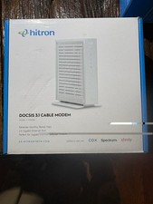 Hitron CODA56 DOCSIS 3.1 Cable Modem, White, 2.5GbE Xfinity Spectrum Cox Gigabit picture