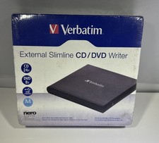 NEW Verbatim 98938 External Slimline CD DVD Writer Optical Drive USB picture