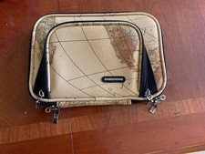CaseCrown Zipped Padded Tablet Case With Map/Atlas Design Used Once picture