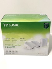 TP-Link AV500 Powerline 3-Pack Kit TL-PA4010 TKIT 500Mbps New Sealed picture