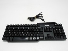 Dell OEM USB Keyboard with Smart Card Reader SK-3205 104 Key Black picture