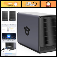 2-Bay Desktop NAS for Home & Personal Storage - Diskless Network Attached Storag picture